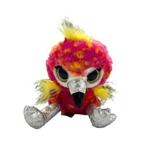 Coco Cones Coco Neon Collection Fliss the Flamingo Glittery Plush Stuffed Animal